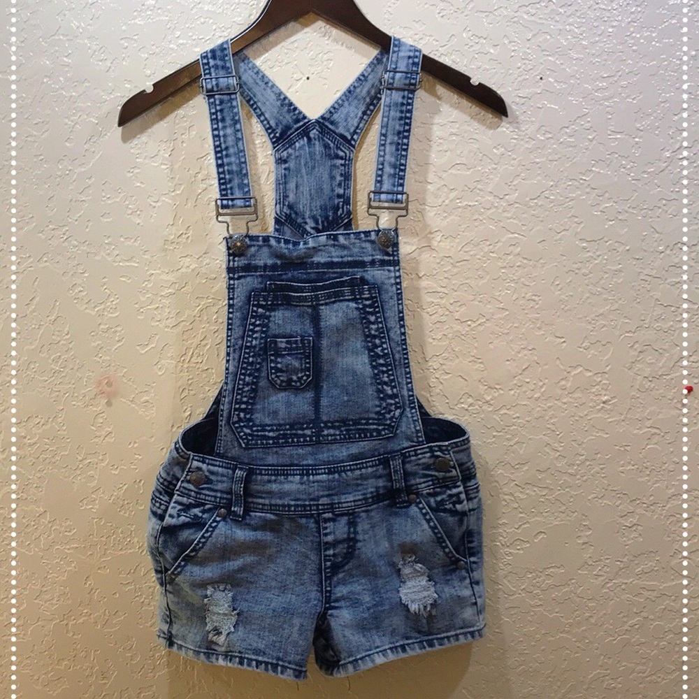 Denim overalls